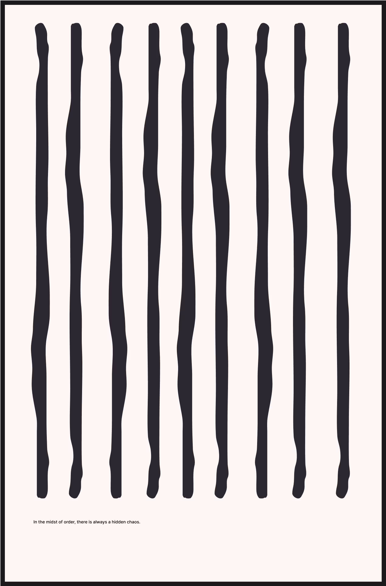 Resonance of Shadows — 100 × 150 · framed