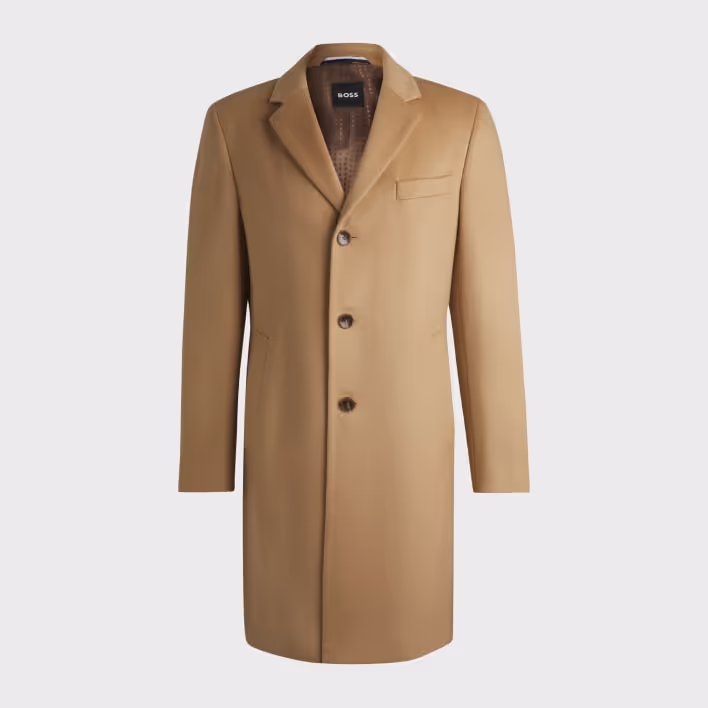 Classic coat · beige — Boss