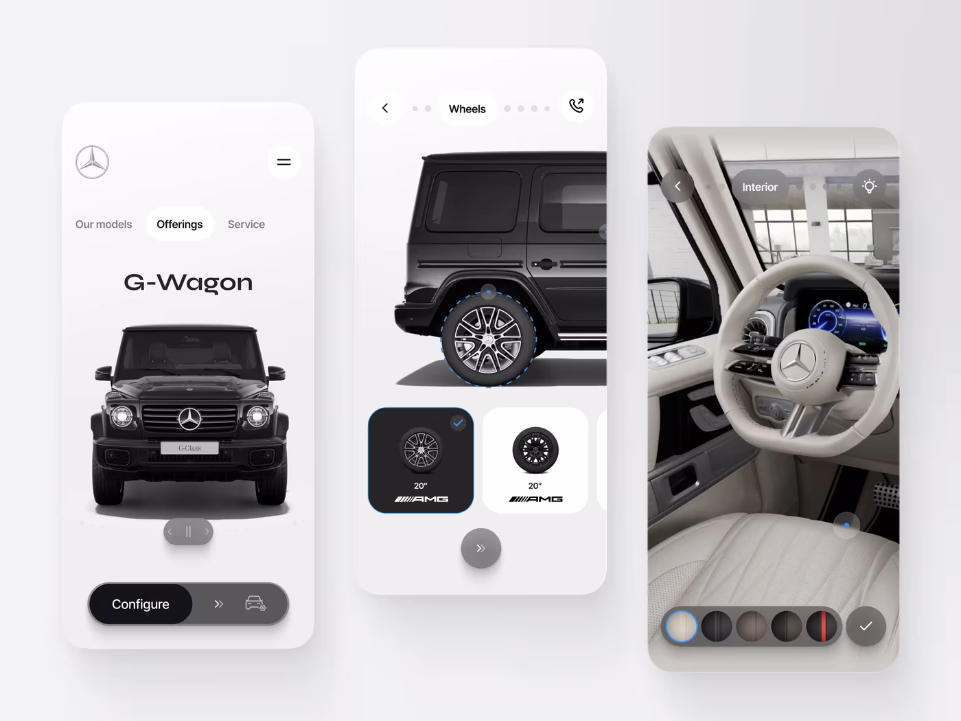 Car configurator – G Wagon Mercedes Benz