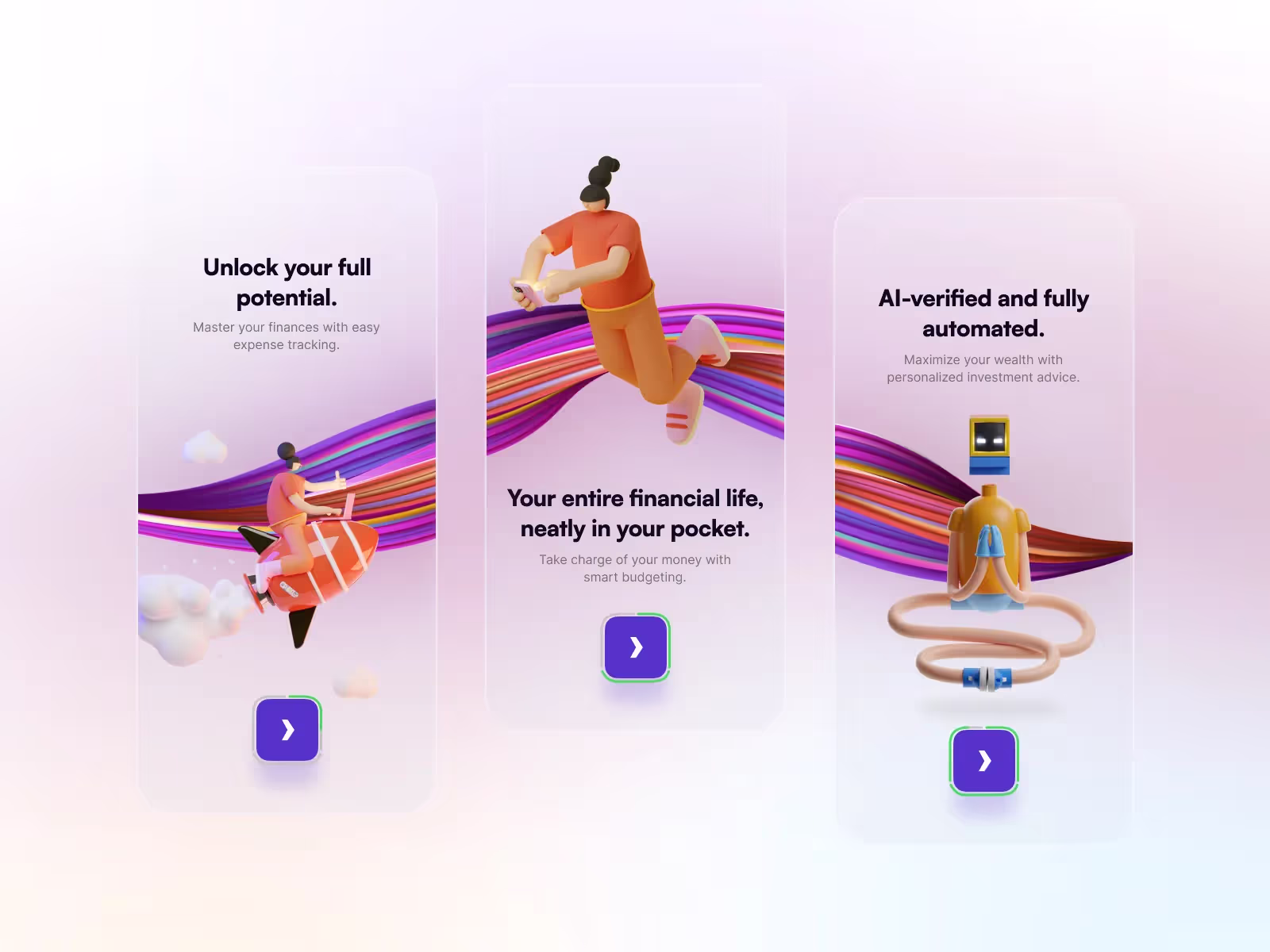 Fintech App Onboarding Concept