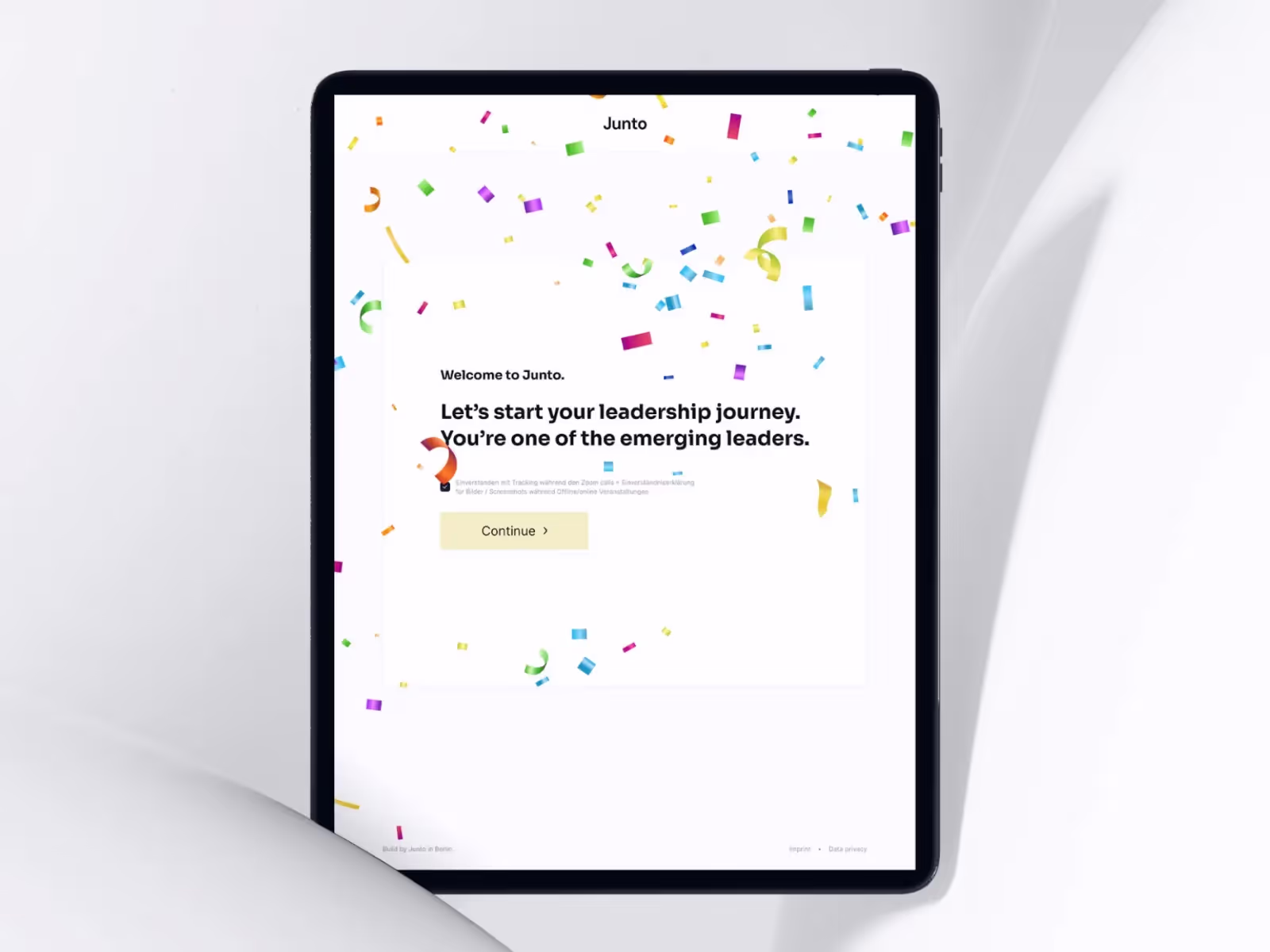 Success Confetti Moment